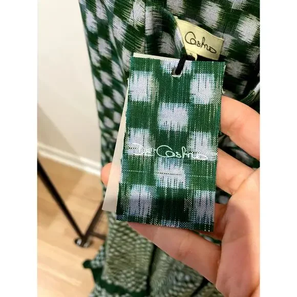 De Castro Green Checkmate Dress size S - Picture 6 of 7
